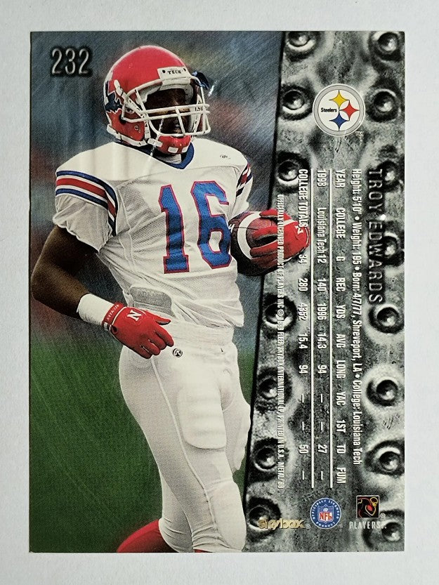 1999 Metal Universe #232 Troy Edwards RC
