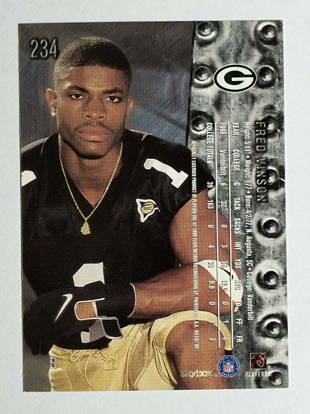 1999 Metal Universe #234 Fred Vinson RC
