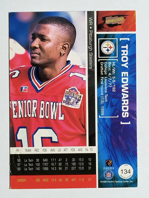 1999 Revolution #134 Troy Edwards RC