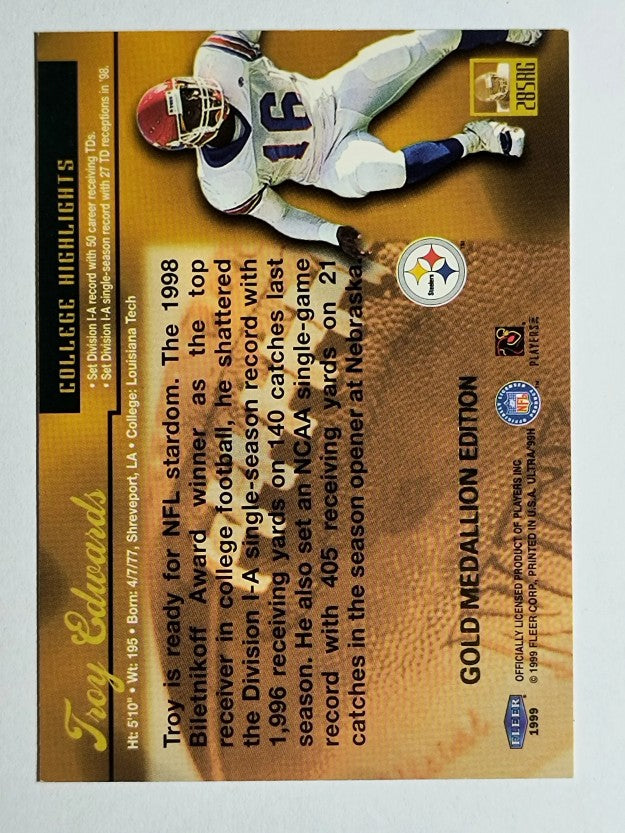 1999 Ultra Gold Medallion #285 Troy Edwards (NM)