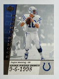 2006 Upper Deck Rookie Debut Game Dated #GDDPM Peyton Manning