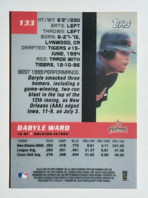 2000 Bowman's Best #133 Daryle Ward