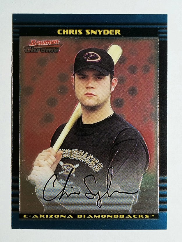 2002 Bowman Chrome Draft #52 Chris Snyder RC