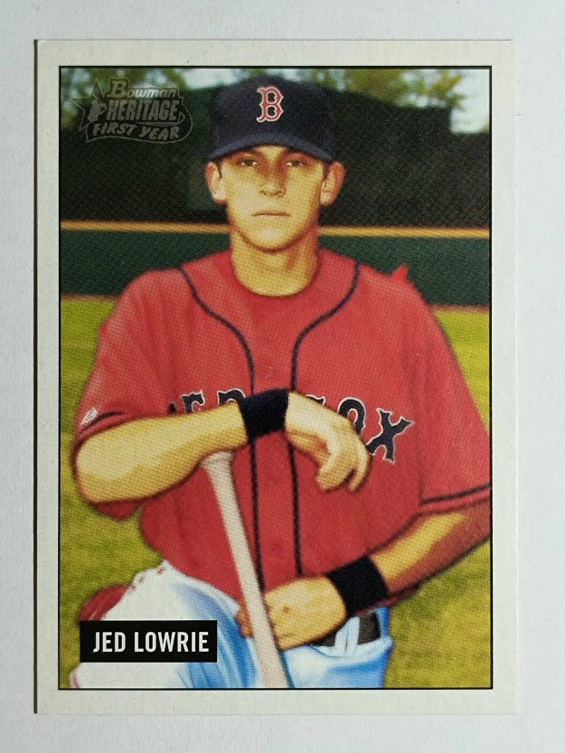 2005 Bowman Heritage #346 Jed Lowrie FY SP RC