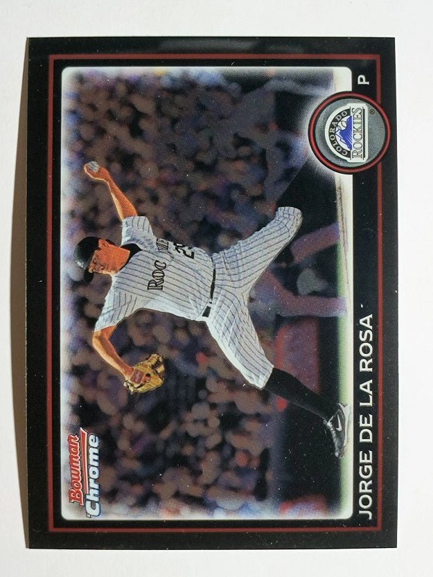 2010 Bowman Chrome #136 Jorge De La Rosa