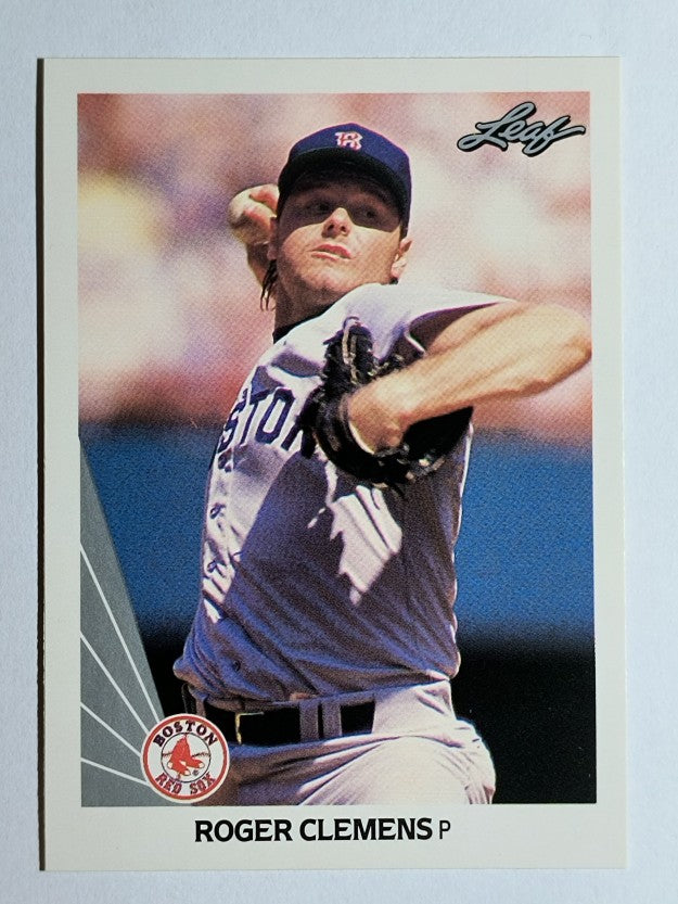 1990 Leaf #12 Roger Clemens