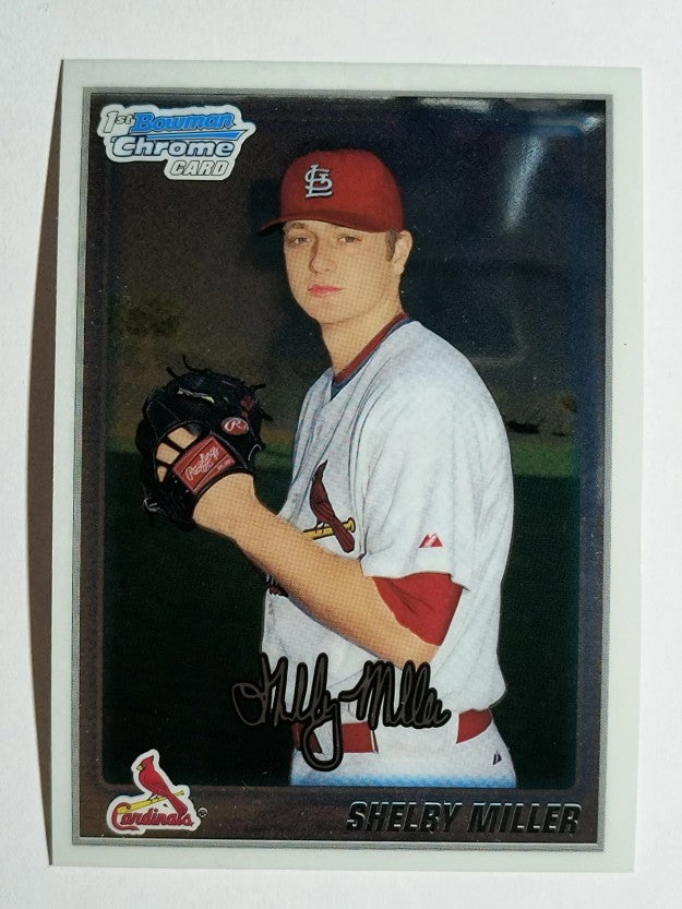 2010 Bowman Chrome Prospects #BCP204A Shelby Miller (NM)