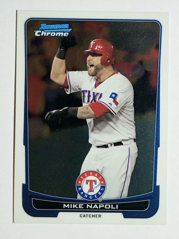 2012 Bowman Chrome #208 Mike Napoli