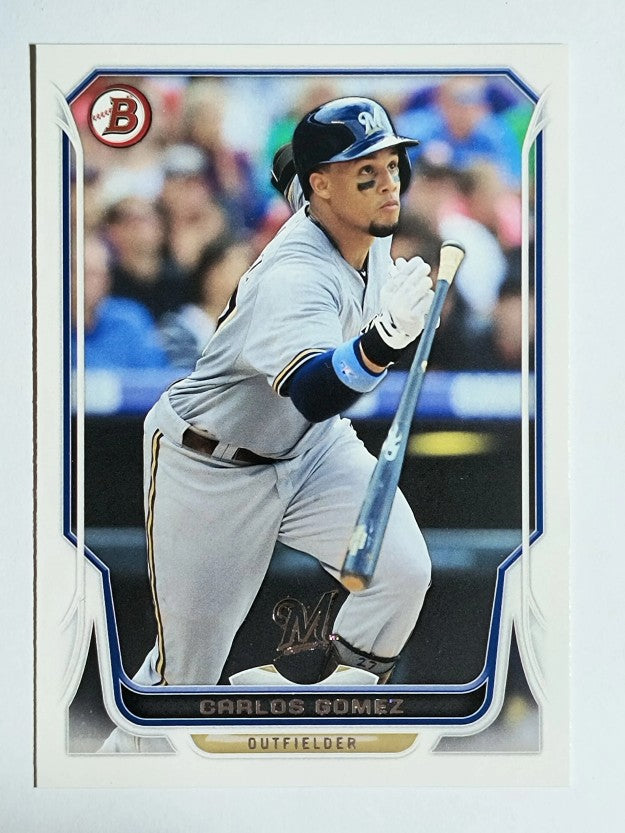 2014 Bowman #25 Carlos Gomez