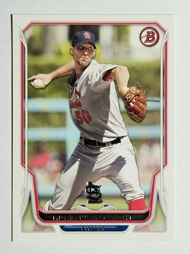 2014 Bowman #93 Adam Wainwright