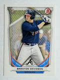 2014 Bowman Draft #DP28 Braxton Davidson
