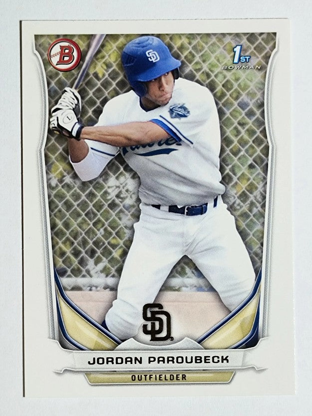 2014 Bowman Prospects #BP58 Jordan Paroubeck