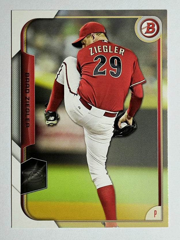 2015 Bowman #6 Brad Ziegler