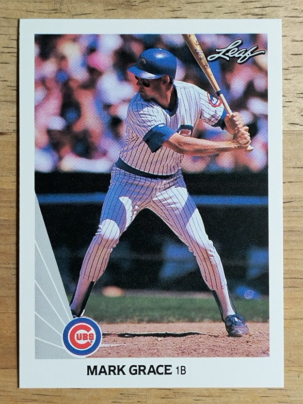 1990 Leaf #137 Mark Grace