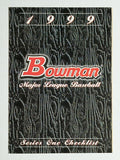 1999 Bowman Checklists #NNO Series 1