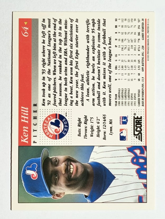 1994 Score #64 Ken Hill
