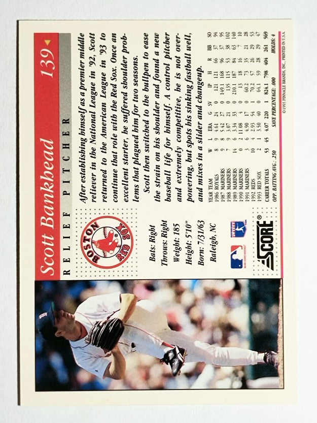 1994 Score #139 Scott Bankhead