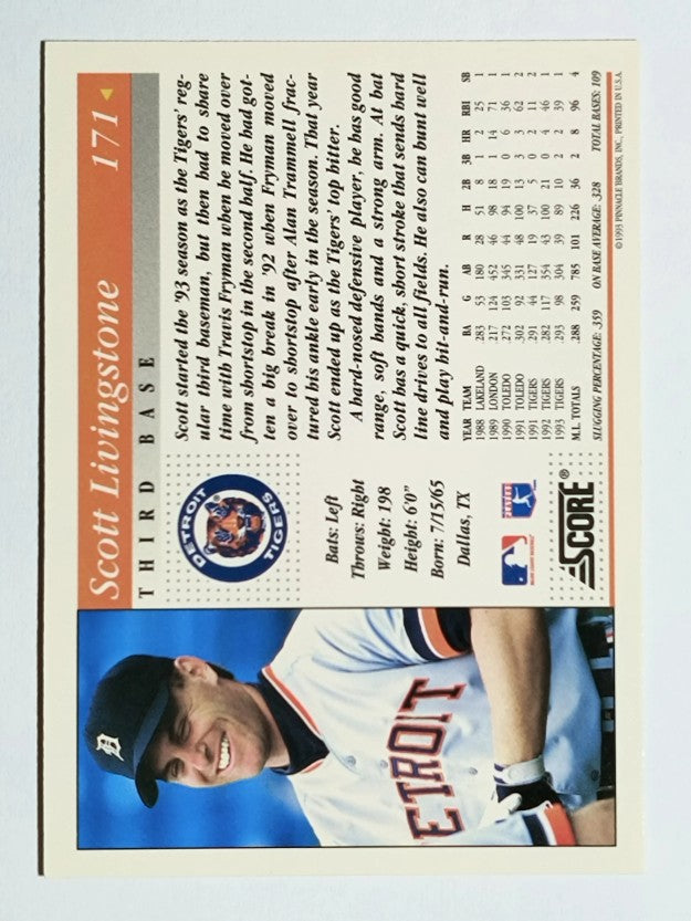 1994 Score #171 Scott Livingstone