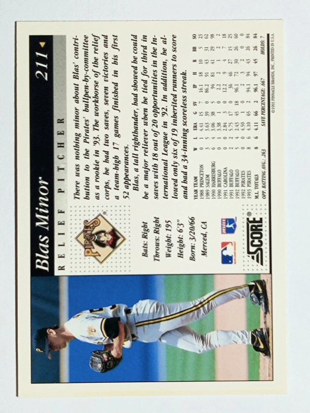 1994 Score #211 Blas Minor