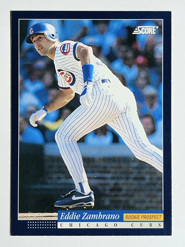 1994 Score #385 Eddie Zambrano RC