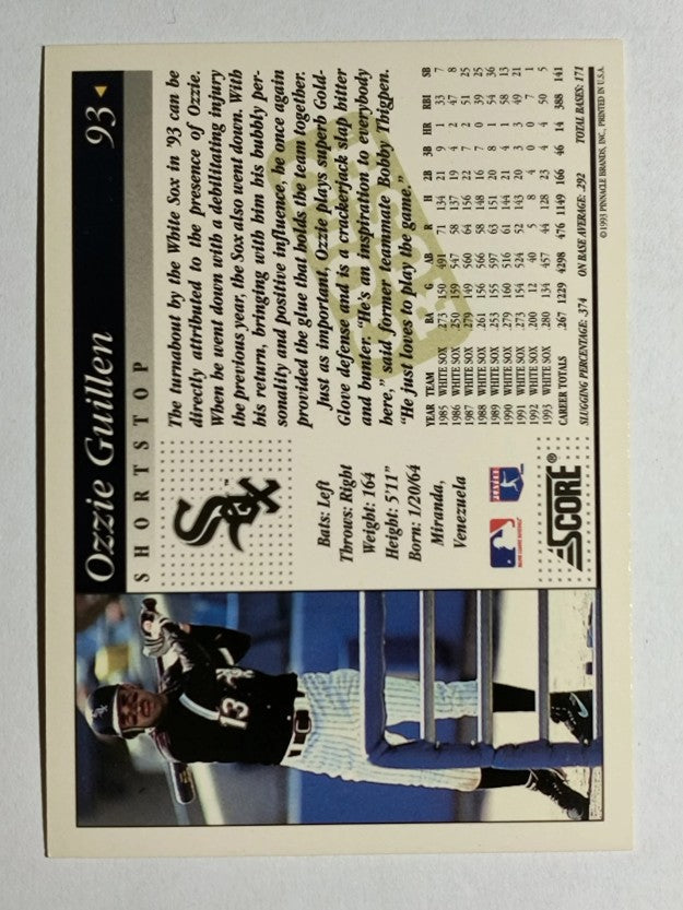 1994 Score Gold Rush #93 Ozzie Guillen