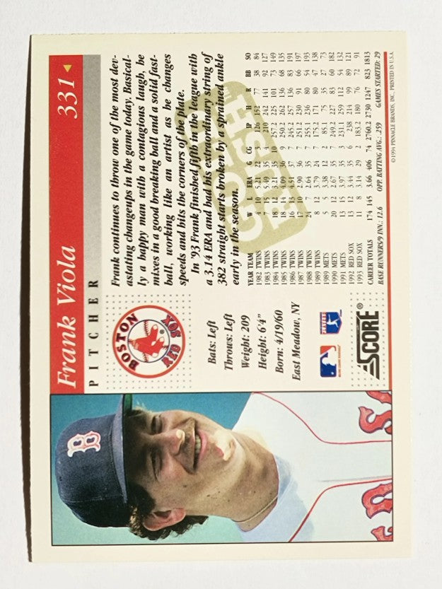 1994 Score Gold Rush #331 Frank Viola