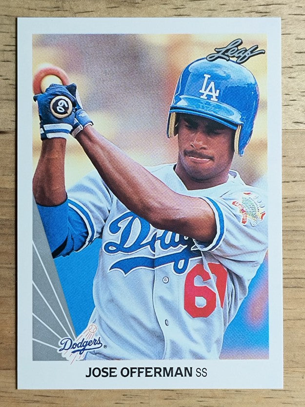 1990 Leaf #464 Jose Offerman RC