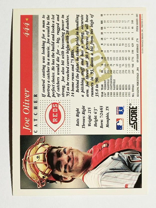 1994 Score Gold Rush #444 Joe Oliver