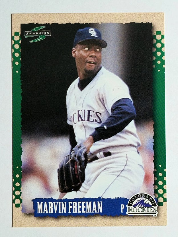 1995 Score #407 Marvin Freeman