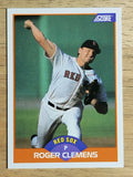 1989 Score #350 Roger Clemens COR/78 career wins