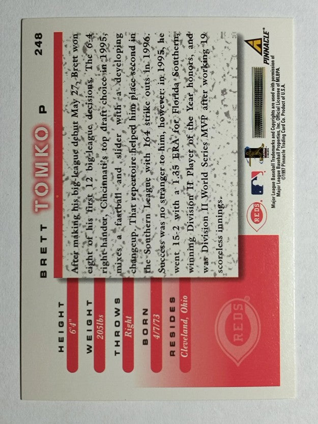 1998 Score #248 Brett Tomko