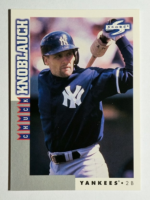 1998 Score Rookie Traded #29 Chuck Knoblauch