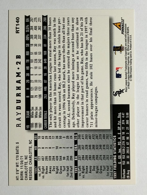 1998 Score Rookie Traded #140 Ray Durham