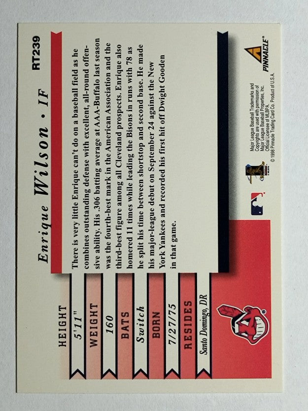 1998 Score Rookie Traded #239 Enrique Wilson