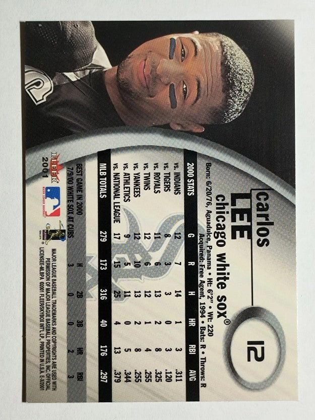 2001 E-X #12 Carlos Lee