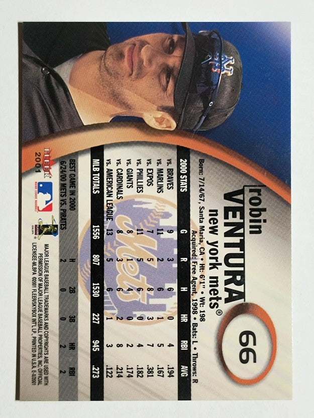 2001 E-X #66 Robin Ventura