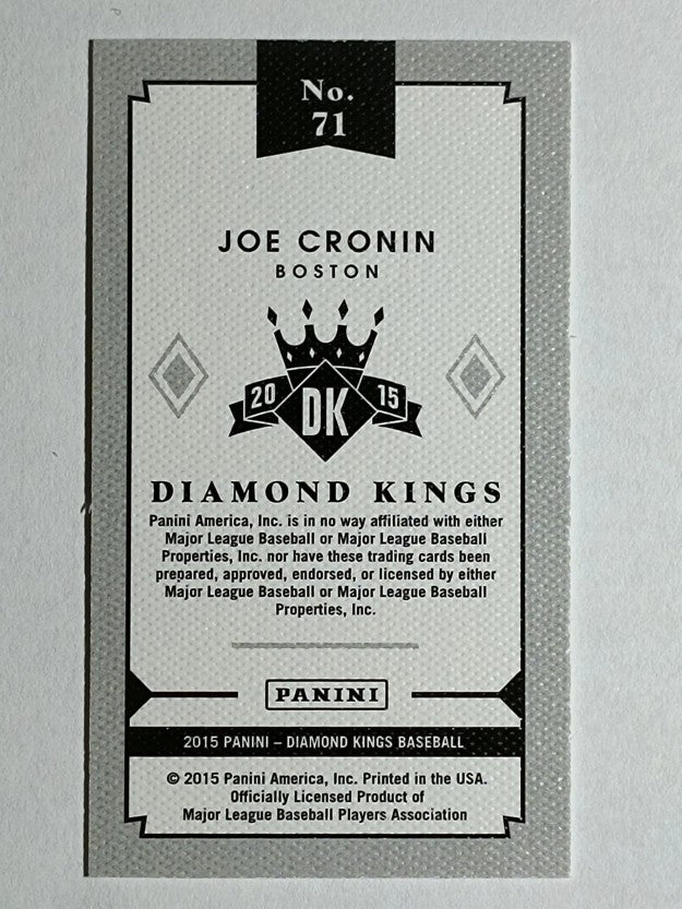 2015 Diamond Kings DK Minis #71 Joe Cronin