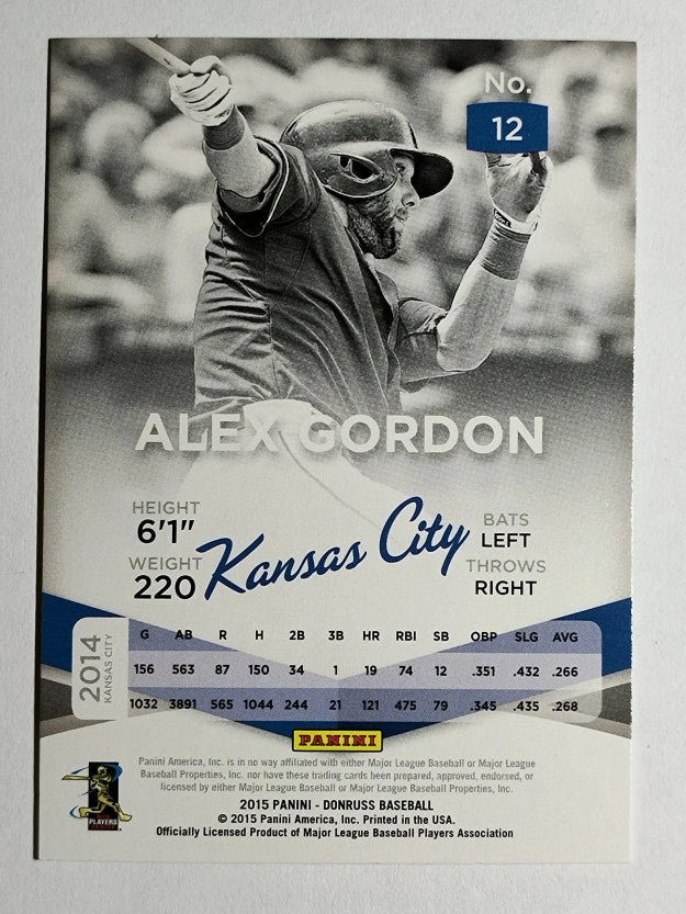 2015 Donruss Elite Inserts #12 Alex Gordon