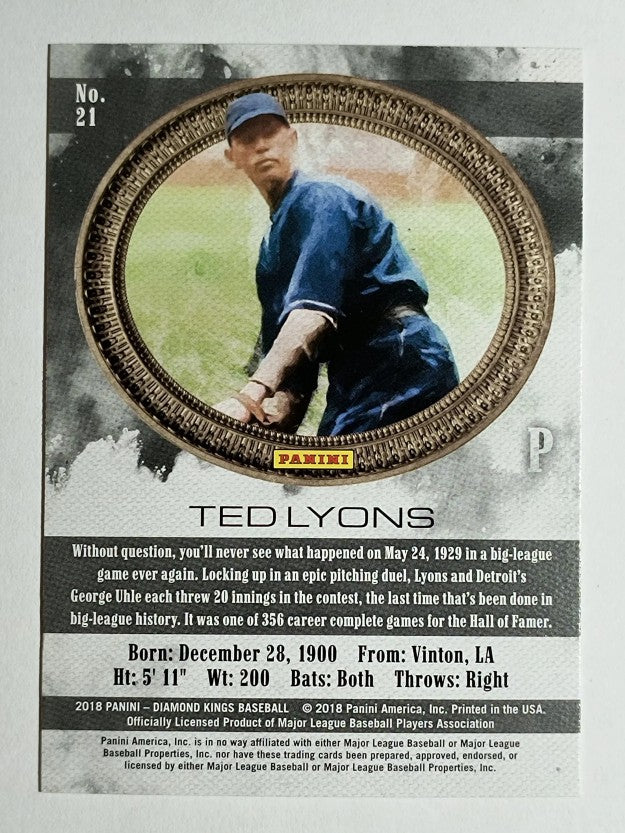2018 Diamond Kings #21 Ted Lyons
