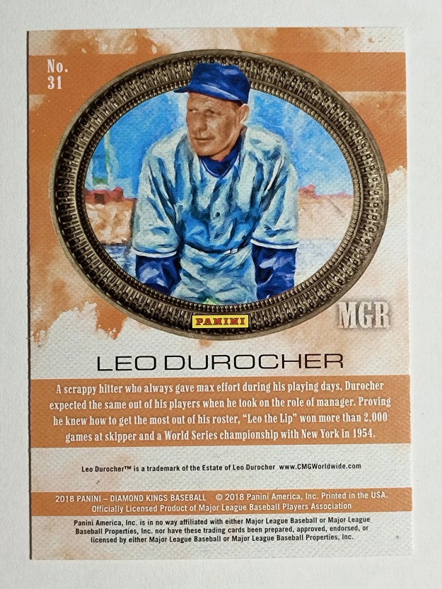 2018 Diamond Kings #31 Leo Durocher