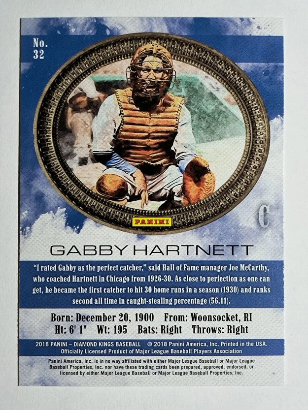 2018 Diamond Kings #32 Gabby Hartnett