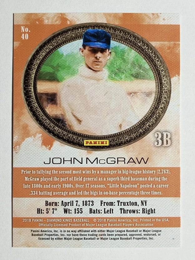2018 Diamond Kings #40 John McGraw