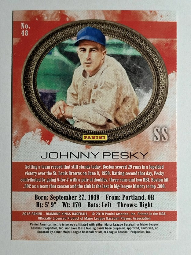2018 Diamond Kings #48 Johnny Pesky