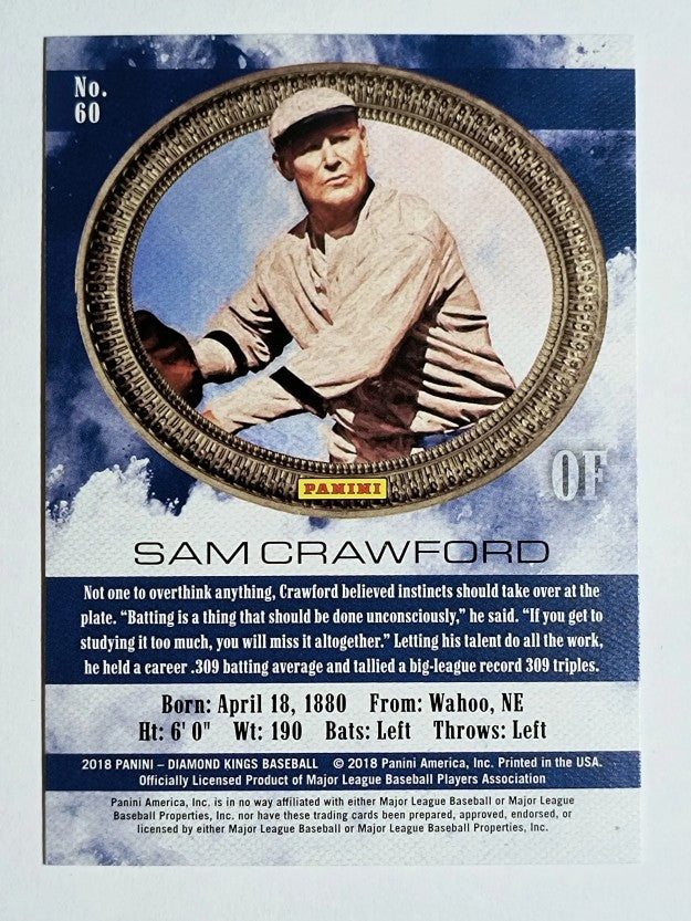 2018 Diamond Kings #60 Sam Crawford