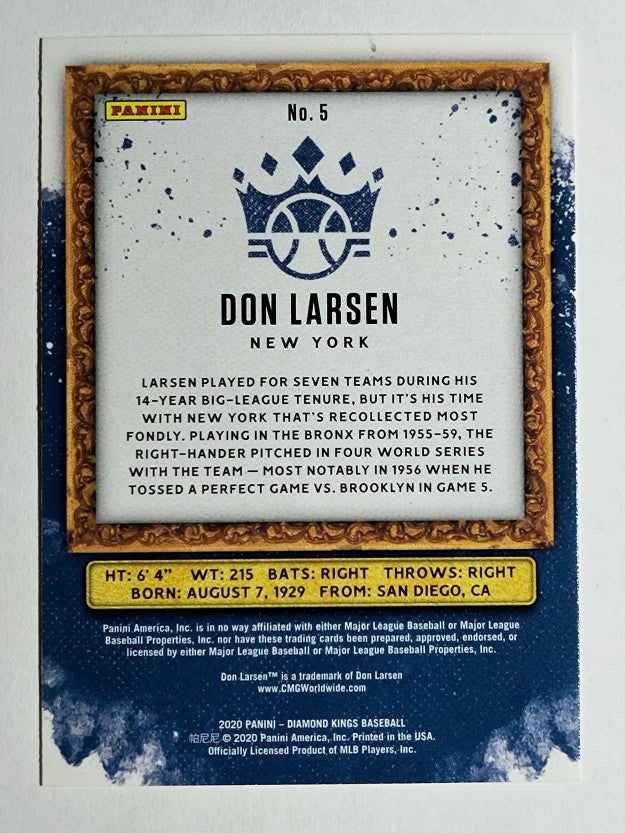 2020 Diamond Kings #5 Don Larsen