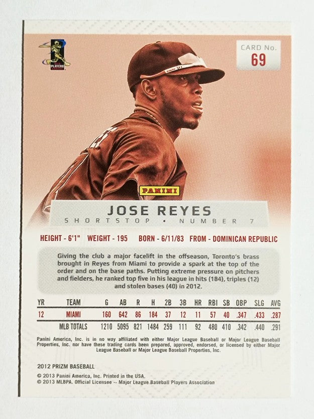 2012 Panini Prizm #69 Jose Reyes