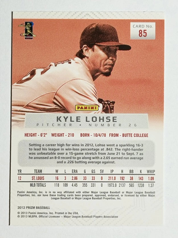 2012 Panini Prizm #85 Kyle Lohse