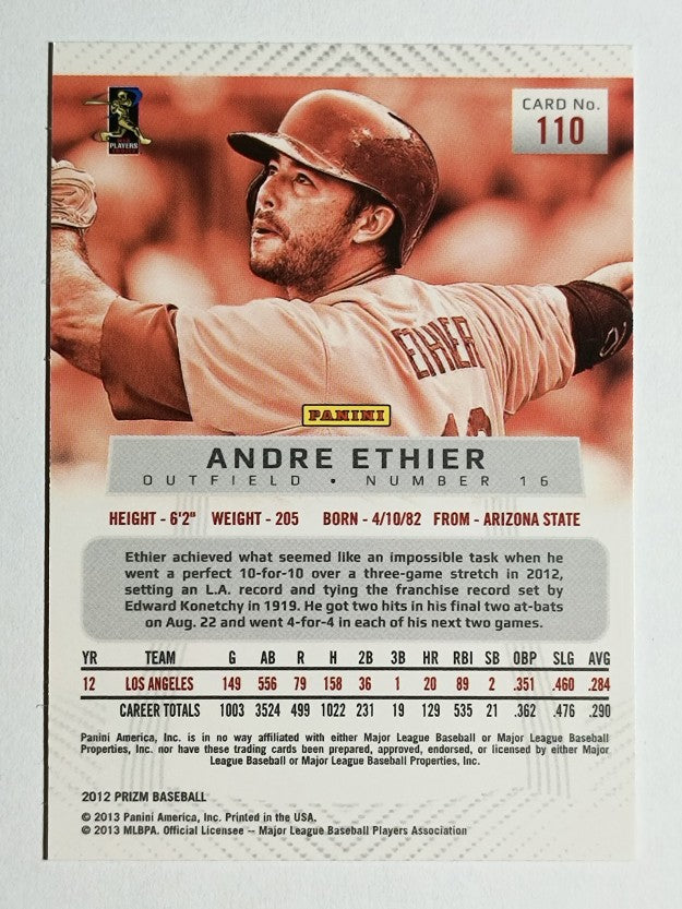 2012 Panini Prizm #110 Andre Ethier