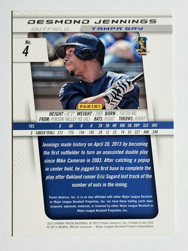 2013 Panini Prizm #4 Desmond Jennings