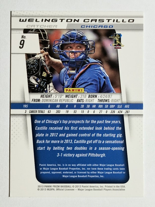 2013 Panini Prizm #9 Wellington Castillo